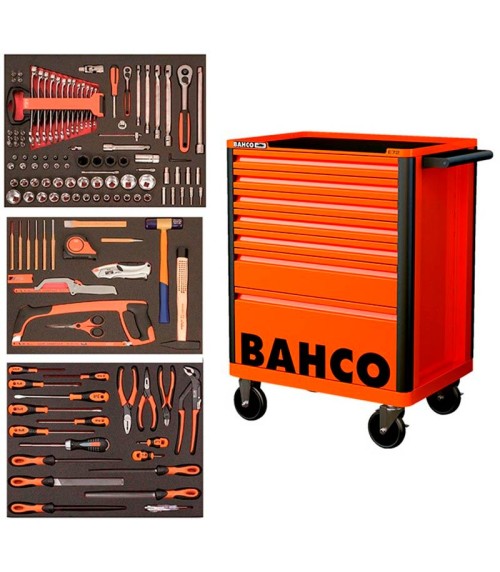 CARRO ORGANIZADOR DE HERRAMIENTAS 128PCS BAHCO